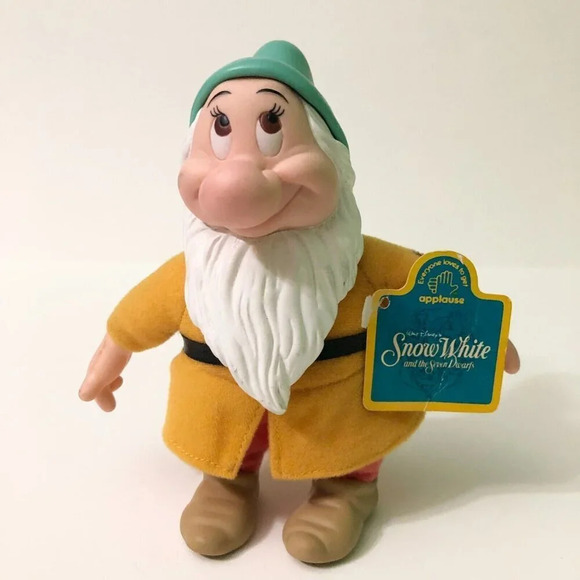 Vtg Disney Snow White and the Seven Dwarfs Bashful Applause  Doll Plush - Picture 1 of 16